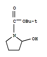 Structure of N-BOC PRROLIDIN-2-OL
