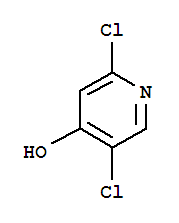 2,5-二氯-4-羟基吡啶结构式