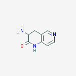 3-amino-3,4-dihydro-1,6-naphthyridin-2(1H)-one结构式
