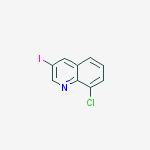 Structure of 8-CHLORO-3-IODOQUINOLINE