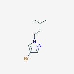 Structure of 4-bromo-1-(3-methylbutyl)pyrazole