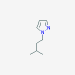 1-Isopentyl-1H-pyrazole结构式