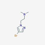 Structure of [2-(4-Bromo-pyrazol-1-yl)-ethyl]-dimethyl-amine