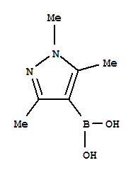 Structure of (1,3,5-Trimethyl-1h-pyrazol-4-yl)boronic acid