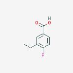 Structure of 3-ethyl-4-fluorobenzoic acid