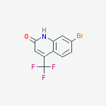 Structure of 7-broMo-4-(trifluoroMethyl)-1,2-dihydroquinolin-2-one