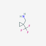 Structure of [1-(trifluoromethyl)cyclopropyl]methanamine