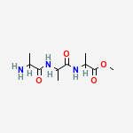 Structure of L-ALANYL-L-ALANYL-L-ALANINE METHYL ESTER ACETATE