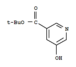 Structure of TERT-BUTYL 5-HYDROXYNICOTINATE