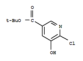Structure of TERT-BUTYL 6-CHLORO-5-HYDROXYNICOTINATE