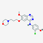 Structure of 4-Defluoro-4-hydroxy Gefitinib