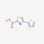 Structure of 2-Thiazolecarboxylic  acid,4-(2-thienyl)-