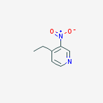 Structure of 4-ETHYL-3-NITRO-PYRIDINE, 95%