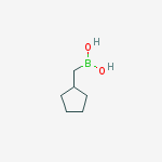 Boronic acid, (cyclopentylmethyl)-结构式