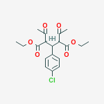 Structure of diethyl 2,4-diacetyl-3-(4-chlorophenyl)glutarate