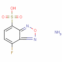 Structure of 7-FLUOROBENZO-2-OXA-1,3-DIAZOLE-4-SULFONIC ACID AMMONIUM SALT