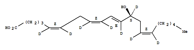 12(S)-HETE-D8结构式