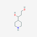 Structure of 1,3-Propanediol, 1-(4-piperidinyl)-