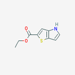 Structure of 4H-Thieno[3,2-b]pyrrole-2-carboxylic acid, ethyl ester