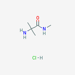 Structure of 2-Amino-N,2-dimethylpropanamide hydrochloride
