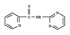 Structure of 2-Pyridinecarboxamide,N-2-pyrimidinyl-