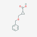 Structure of 2-((Benzyloxy)methyl)cyclopropanecarboxylic acid