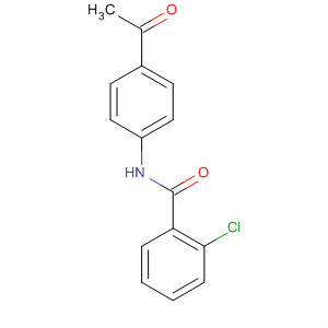 Structure of Benzamide, N-(4-acetylphenyl)-2-chloro-