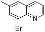 8-溴-6-甲基喹啉结构式