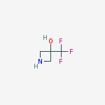 Structure of 3-(trifluoroMethyl)azetidin-3-olHCL