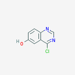 Structure of 4-CHLORO-6-HYDROXYQUINAZOLINE
