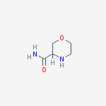 Morpholine-3-carboxylic acid amide结构式