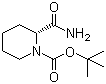 Structure of (R)-1-N-BOC-PIPECOLAMIDE