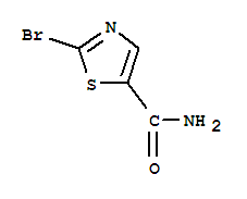 Structure of 2-BROMO-THIAZOLE-5-CARBOXAMIDE