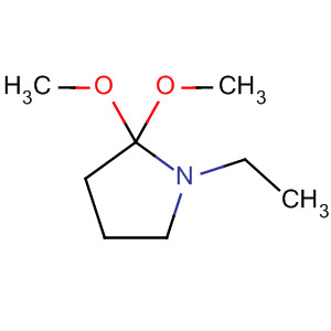 Pyrrolidine, 1-ethyl-2,2-dimethoxy-结构式