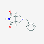5-苄基四氢吡咯并[3，4-c]吡咯-1，3（2H，3aH）-二酮结构式
