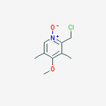 Structure of 2-Chloromethyl-4-methoxy-3,5-dimethylpyridine 1-Oxide
