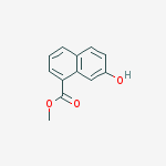 Structure of Methyl 7-hydroxy-1-naphthoate