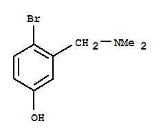 Structure of 4-BROMO-3-DIMETHYLAMINOMETHYLPHENOL
