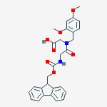 Structure of FMOC-GLY-(DMB)GLY-OH