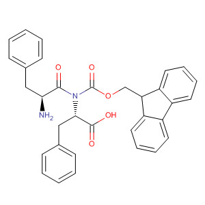 Structure of L-Phenylalanine, N-[(9H-fluoren-9-ylmethoxy)carbonyl]-L-phenylalanyl-