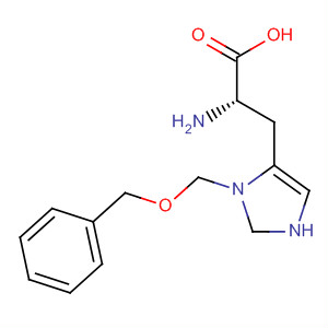 Structure of L-Histidine, 3-[(phenylmethoxy)methyl]-