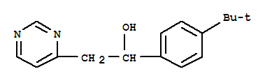 Structure of 1-(4-TERT-BUTYLPHENYL)-2-PYRIMIDIN-4-YLETHANOL