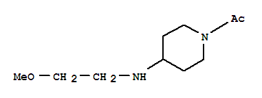Structure of 1-ACETYL-N-(2-METHOXYETHYL)PIPERIDIN-4-AMINE