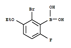 Structure of 2-Bromo-3-ethoxy-6-fluorophenylboronic acid