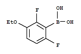 2.6-二氟-3-乙氧基苯硼酸结构式