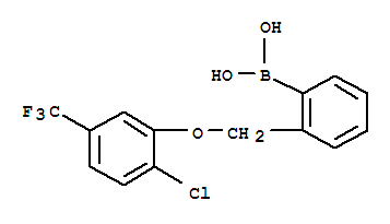 Chemical structure of 2-((2-CHLORO-5-(TRIFLUOROMETHYL)PHENOXY&