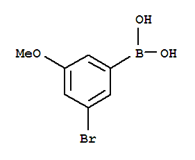 Structure of 3-Bromo-5-methoxybenzeneboronic acid