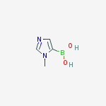 Structure of 1-METHYL-1H-IMIDAZOLE-5-BORONIC ACID