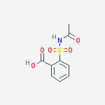 N-ACETYL-2-CARBOXY BENZENESULFONAMIDE结构式