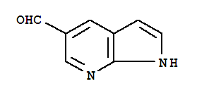 7-氮杂吲哚-5-甲醛结构式